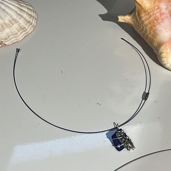 Bundle Sale 3 for $15 | Blue Square with Turtle Pendant - Picture 8 of 9